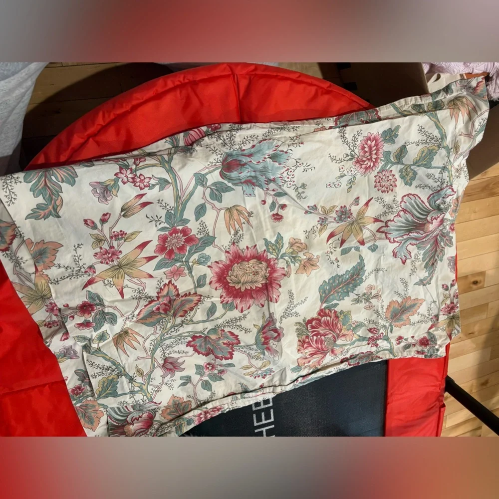 Pottery Barn Floral Pillowcases